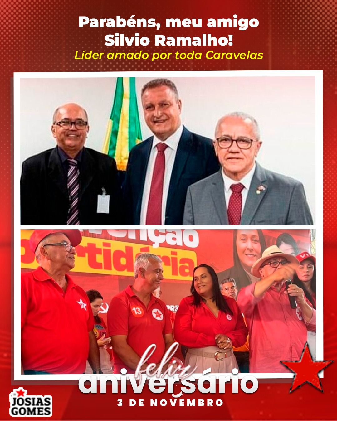 Parabéns, Companheiro Sílvio Ramalho! Líder Amado Pelo Povo