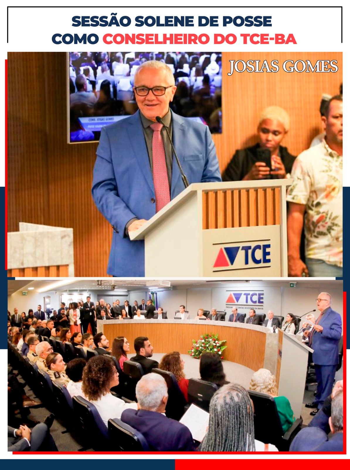 Discurso De Posse — Conselheiro Do Tribunal De Contas Do Estado Da Bahia