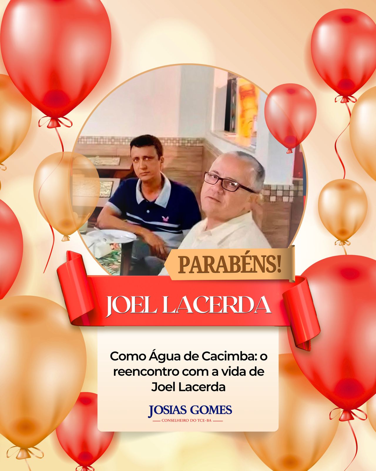 Como Água De Cacimba: O Reencontro Com A Vida De Joel Lacerda