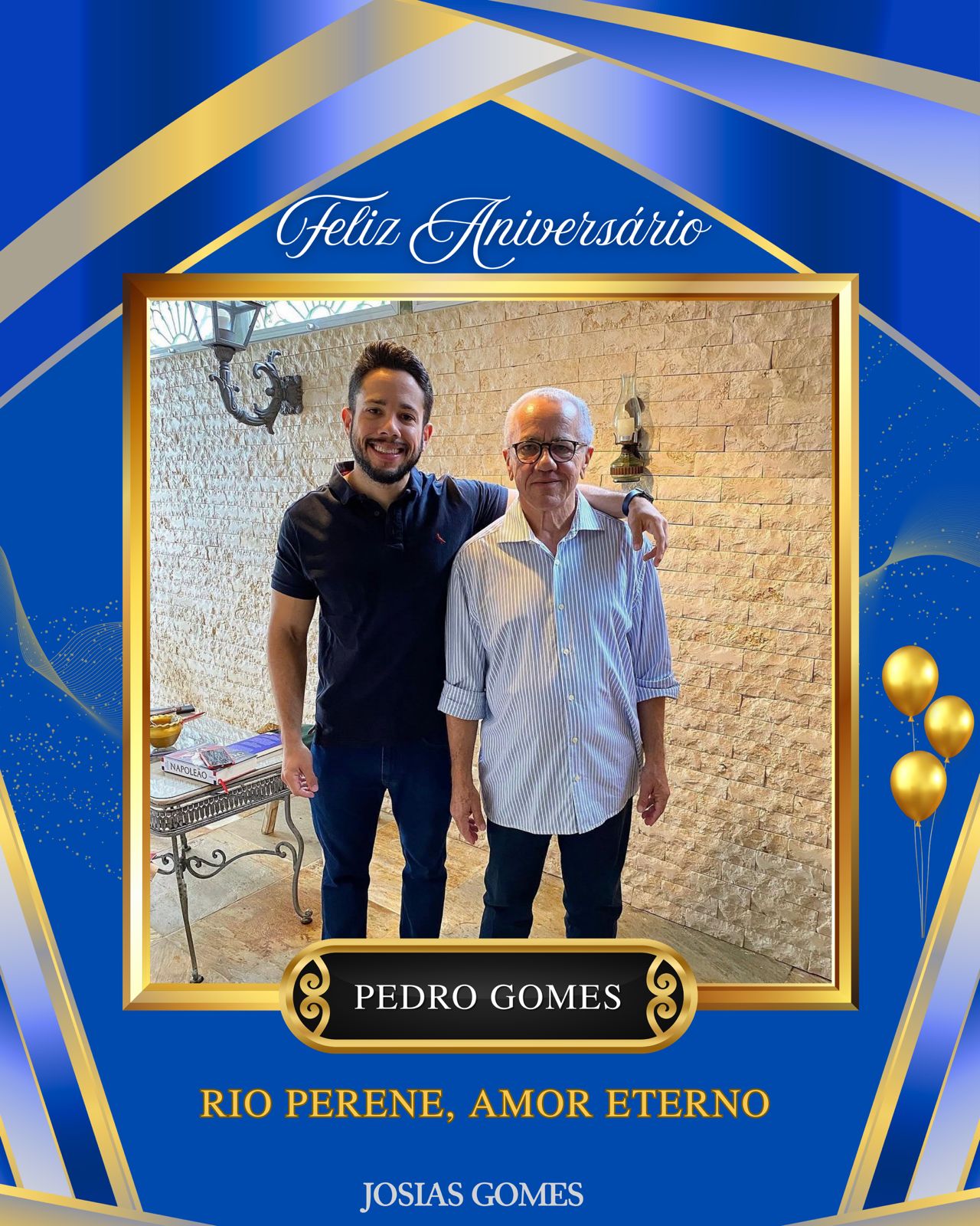 Parabéns, Pedro Igor: O Rio E O Filho!