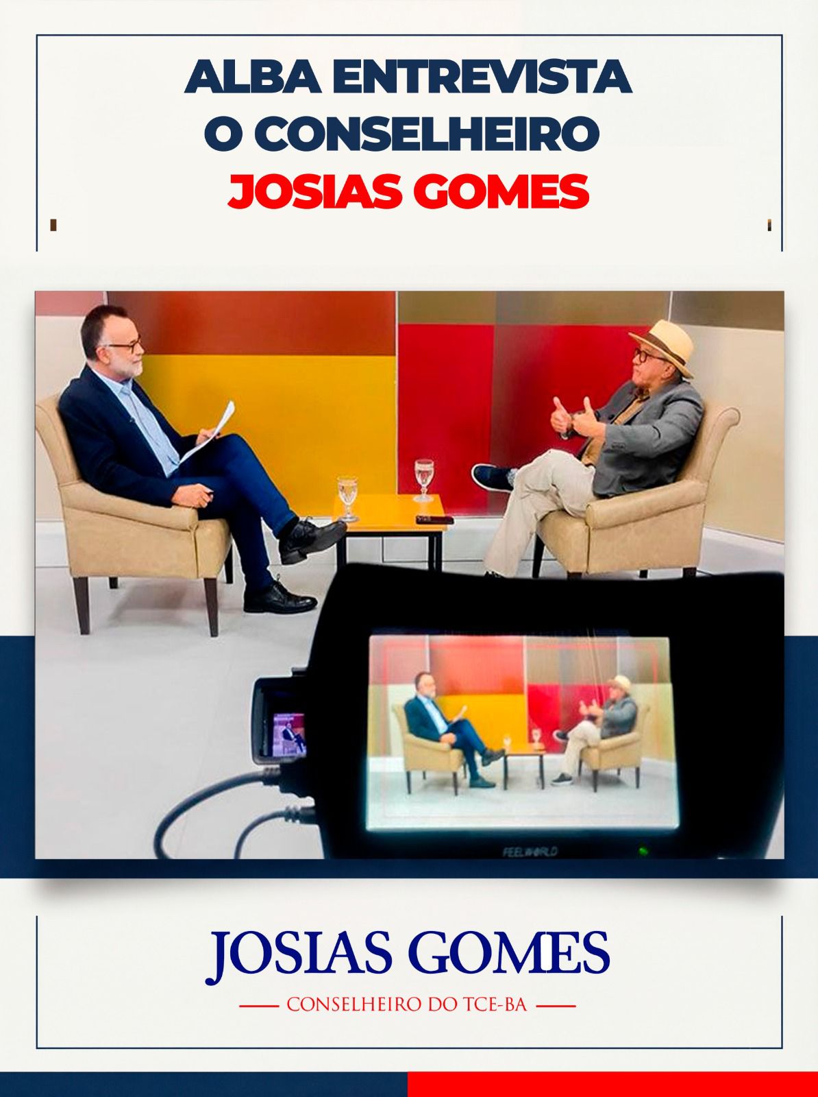 Conselheiro Josias Gomes Fala De Transparência E Ouvidoria No Alba Entrevista