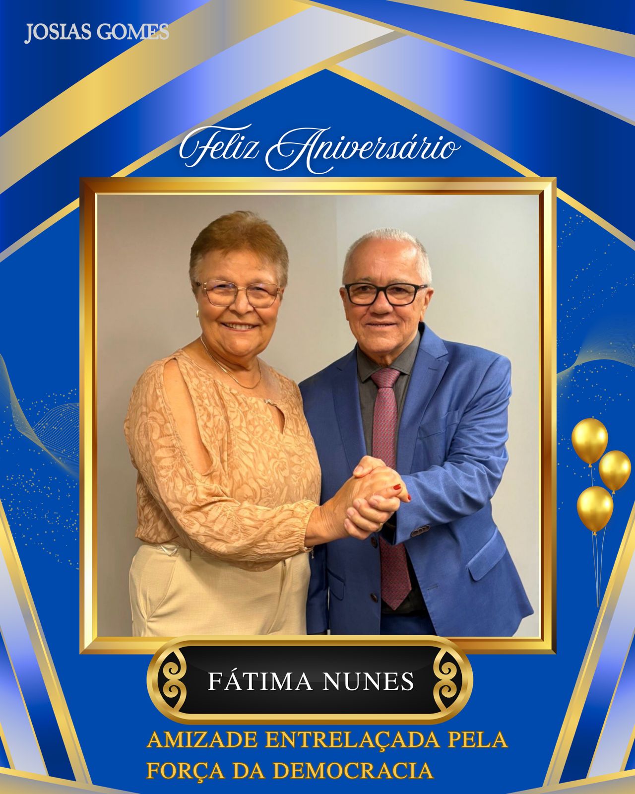 Parabéns, Fátima Nunes: Amizade Entrelaçada Pela Força Da Democracia