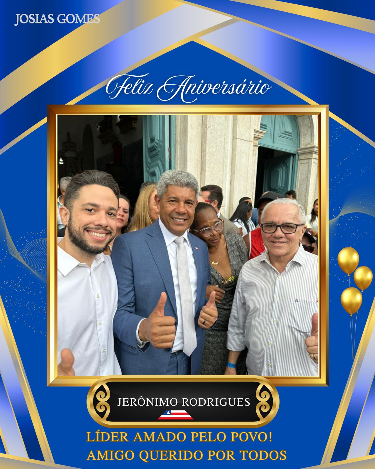 Parabéns, Jerônimo Rodrigues! “Isso Vale Um Abraço, Companheiro”