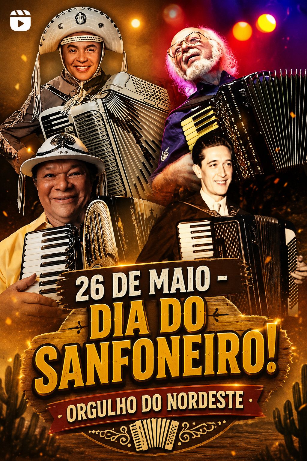 26 De Maio – Dia Nacional Do Sanfoneiro