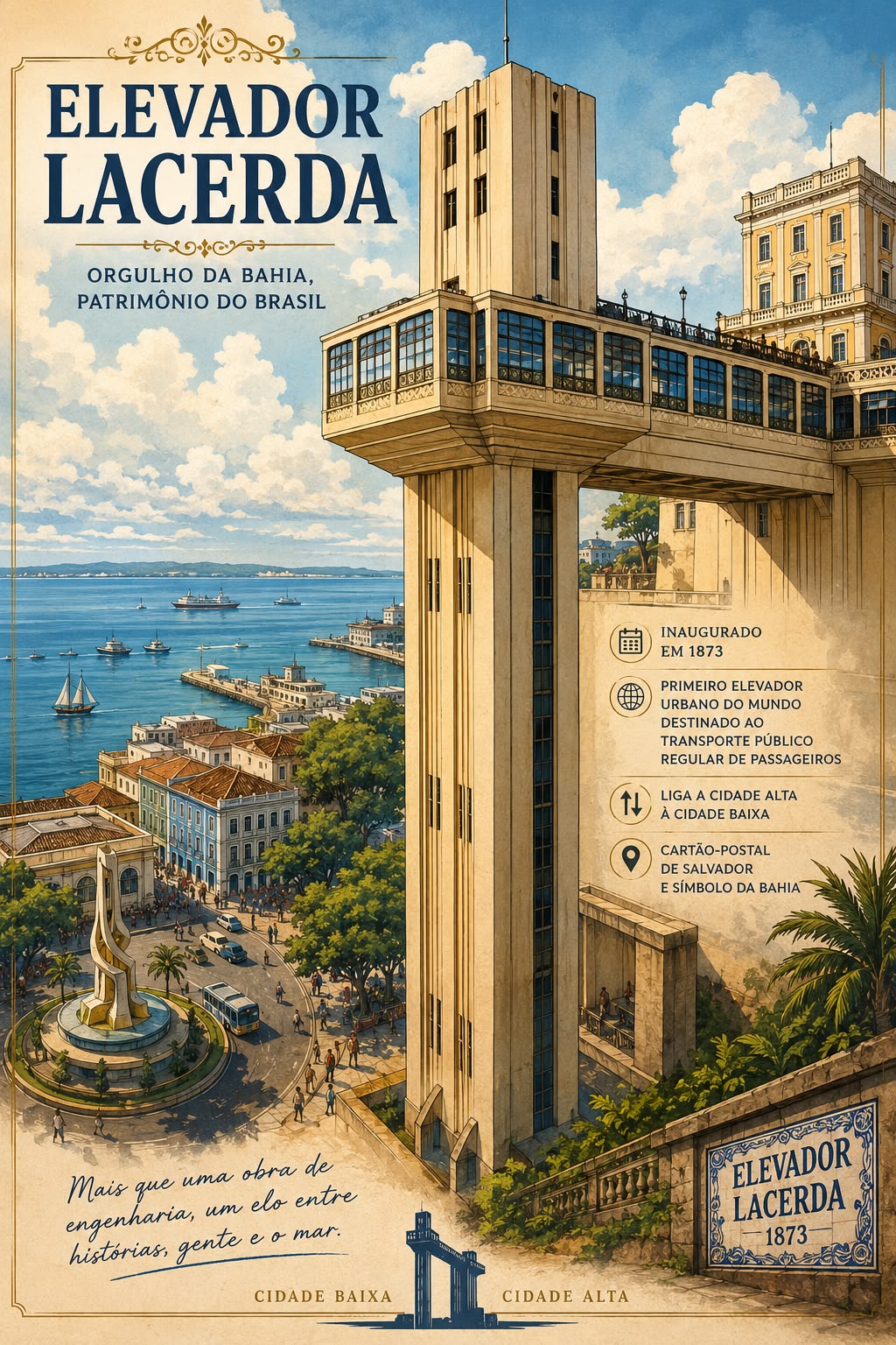 Elevador Lacerda: Um Monumento, Uma História E A Memória Que Escolhemos Preservar