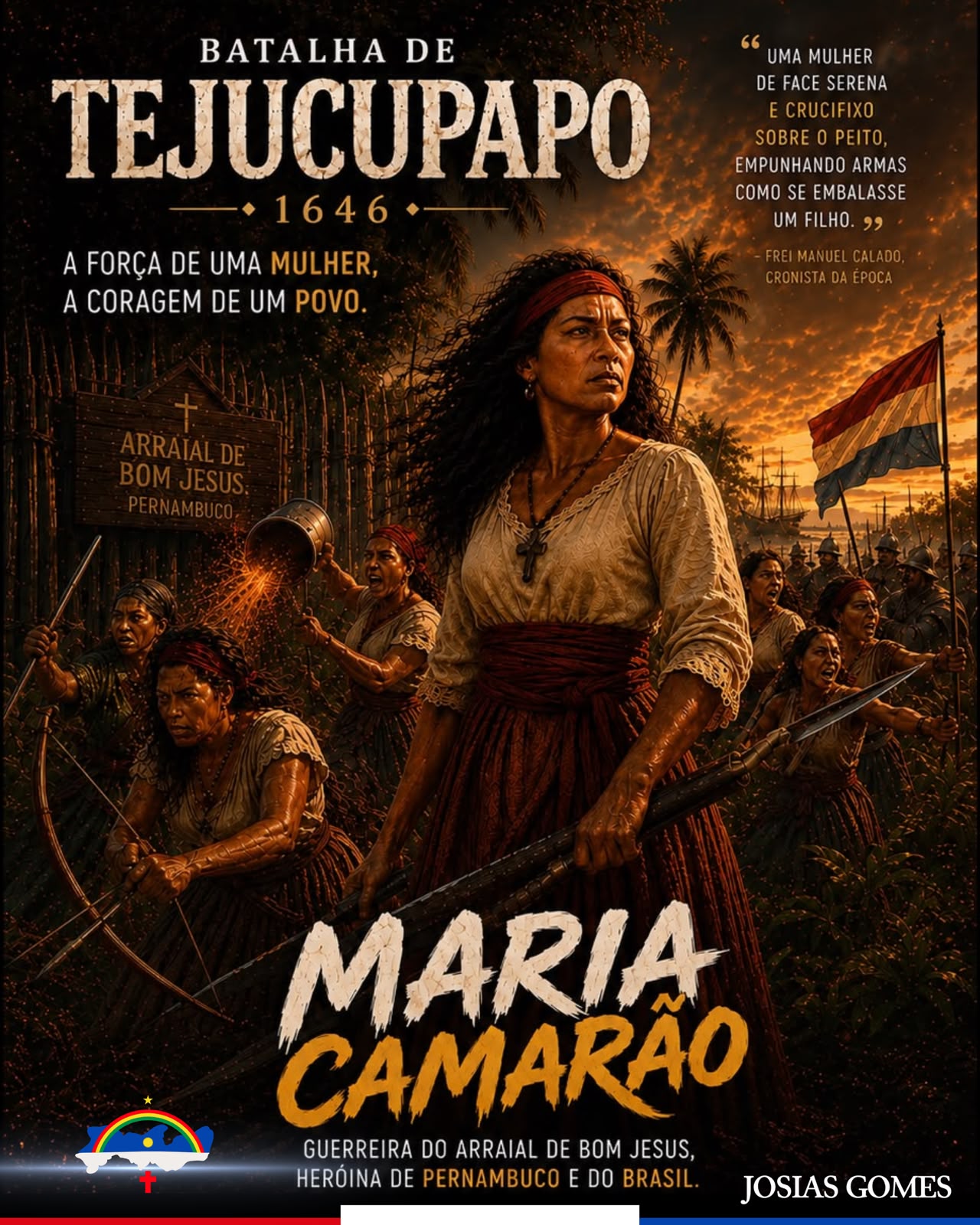 Maria Camarão E A Resistência Das Guerreiras De Tejucupapo