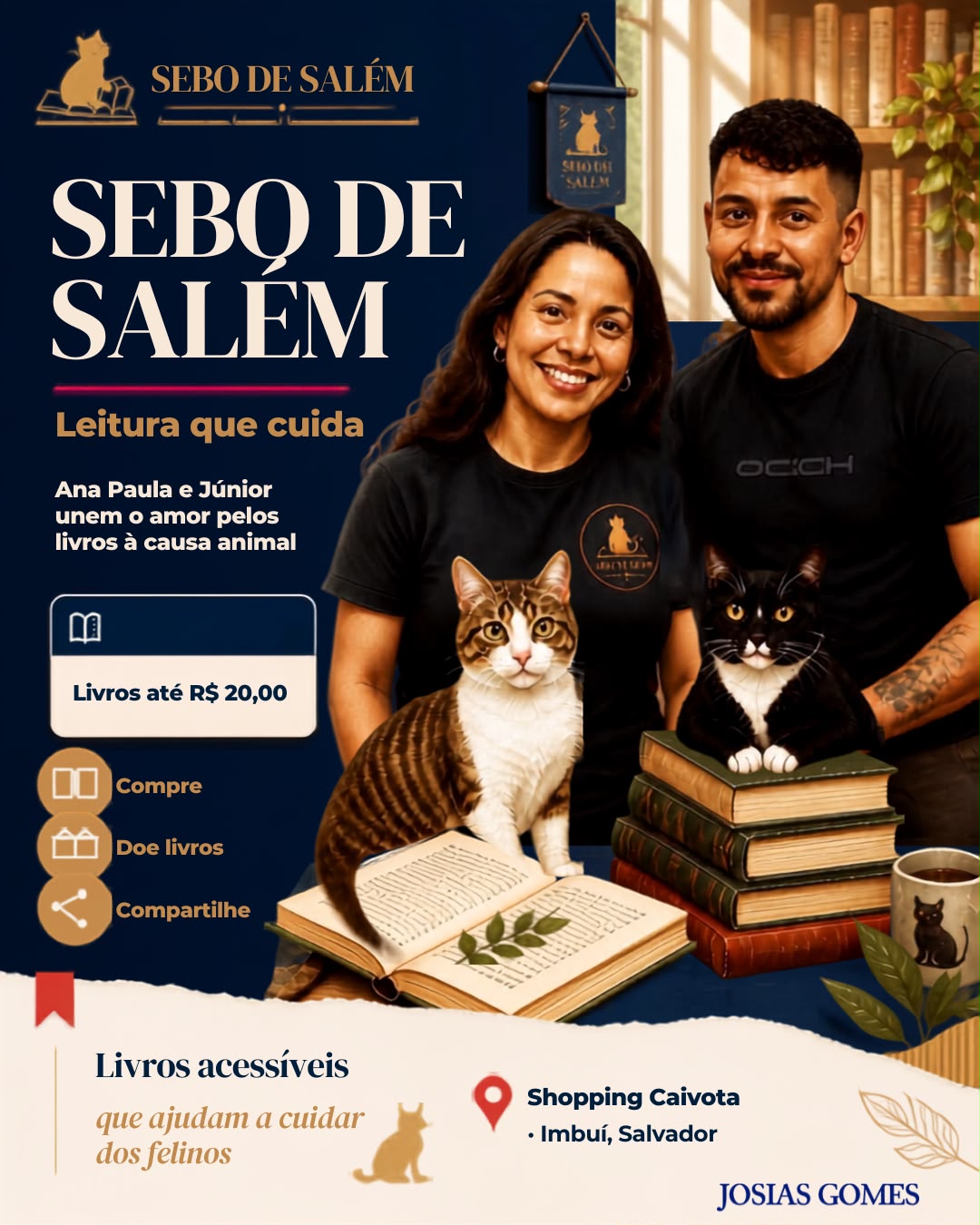 Sebo De Salém: Onde O Amor Pelos Livros Encontra A Causa Animal